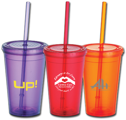 Double walled 16 oz insulated tumbler